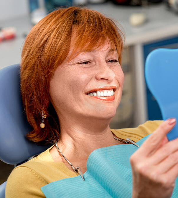 Female Dental Patient Smiling